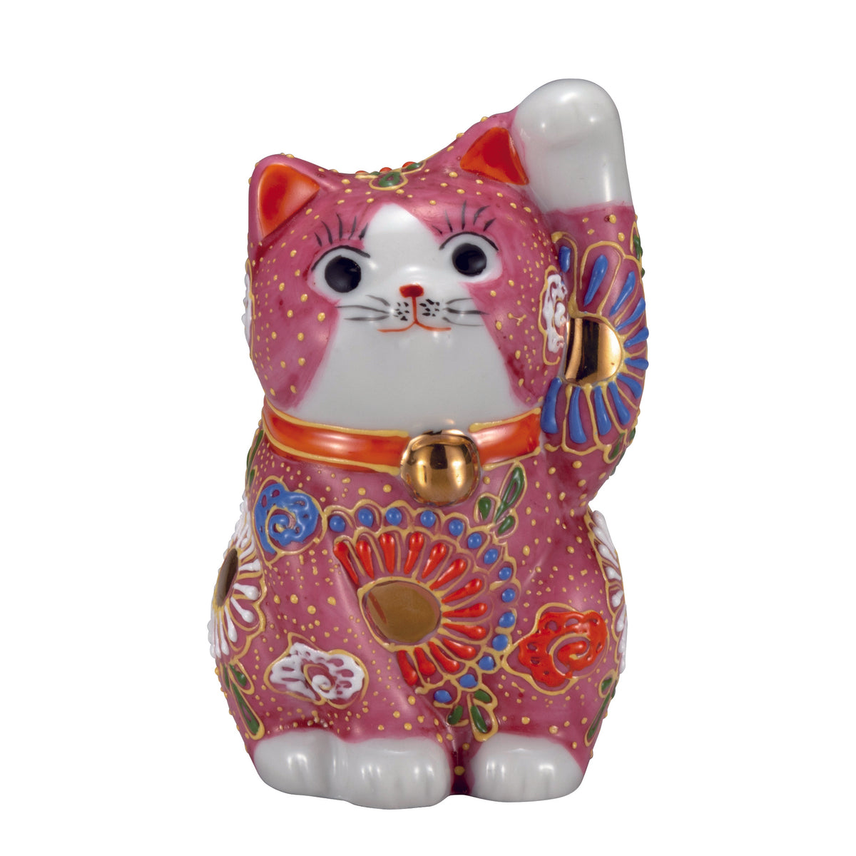 Japanese Design Maneki Neko Lucky Cat Pink 20oz Ceramic Tea Pot and Cu–  Ebros Gift